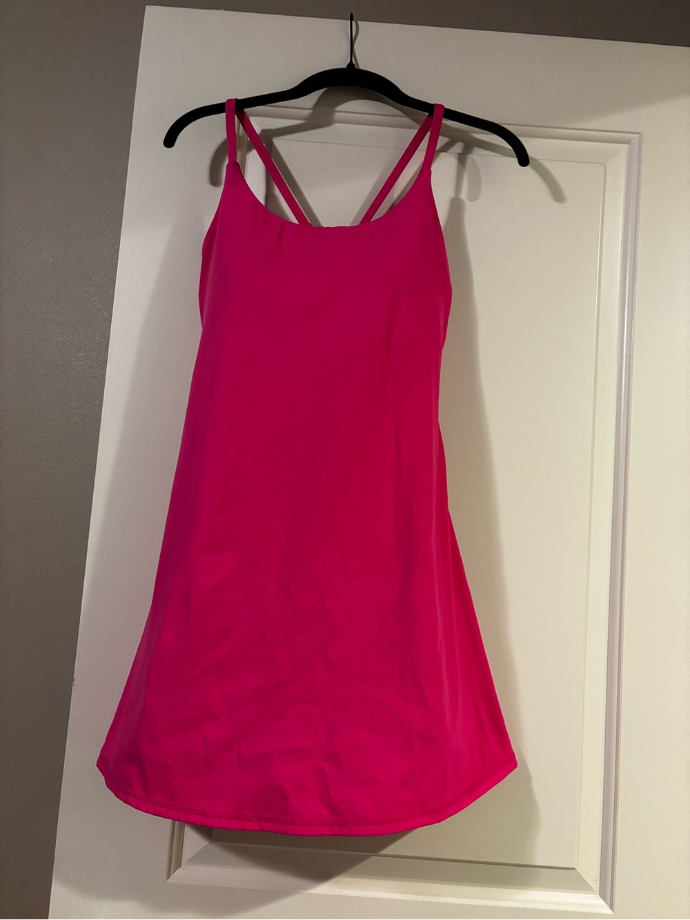 HALARA Bright Pink Double-Strap Camisole Dress